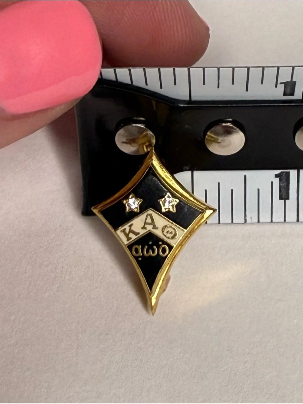Vintage 1969 KAPPA ALPHA THETA Sorority Badge Pin KAΘ Delta Theta Chapter UF